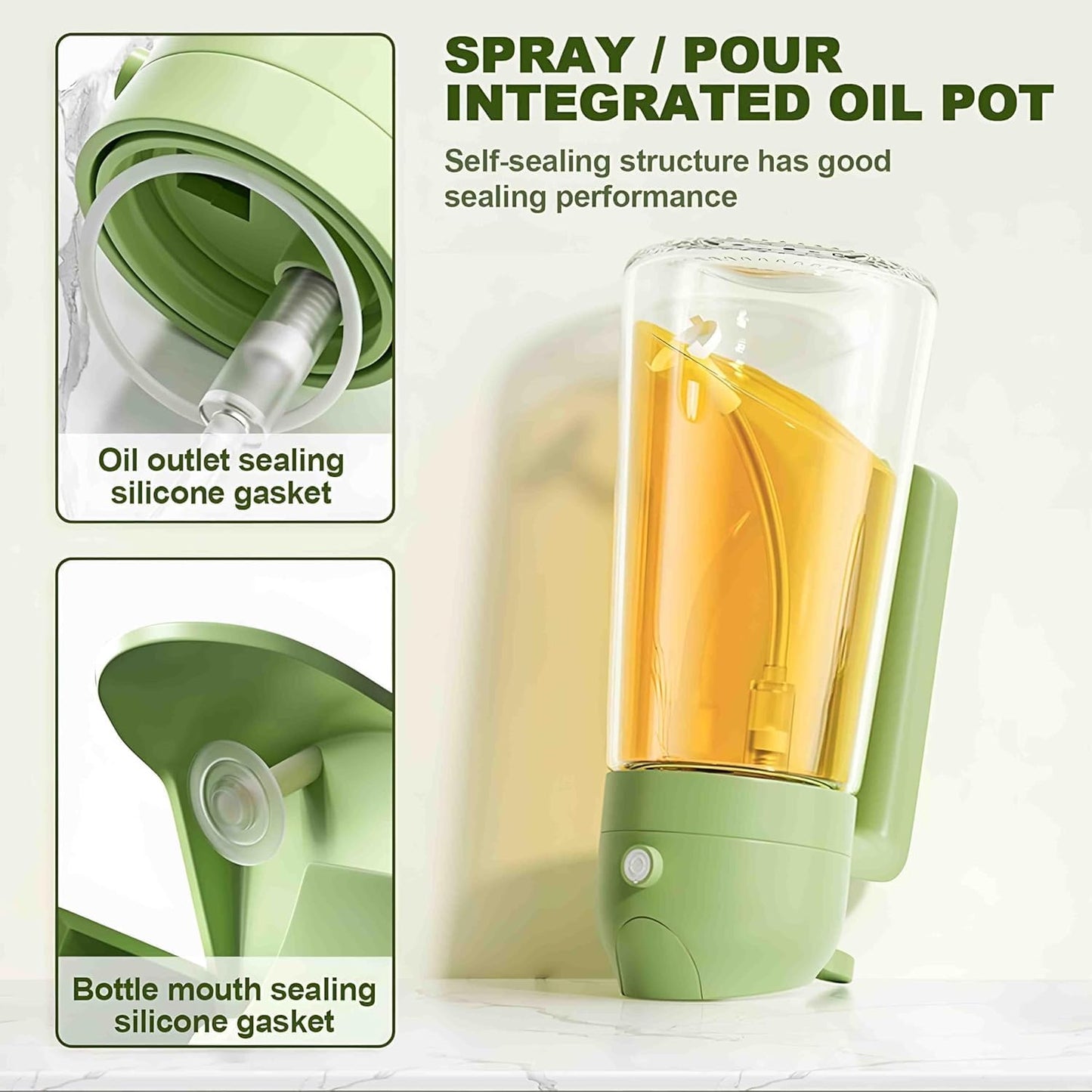 The Spraylio - Premium Oil Sprayer Bottle for Cooking